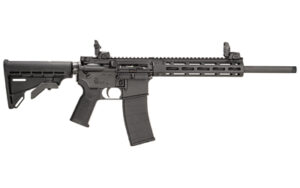 Tippmann Arms M4-22 LTE .22 LR 16 inch rifle in black with flip-up sights