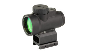 Trijicon MRO SD 1x25 2 MOA red dot sight with lower 1/3 co-witness mount in matte black