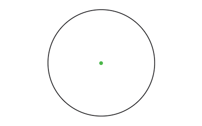 Trijicon MRO SD 1x25mm 2 MOA Green Dot sight in matte black