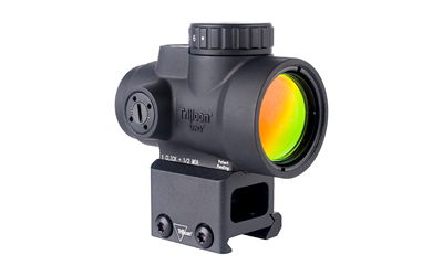 Trijicon MRO SD 1x25 2 MOA green dot reflex sight, matte black, lower 1/3 co-witness mount