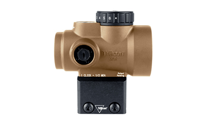 Trijicon MRO SD 1x25 2 MOA green dot optic in coyote tan