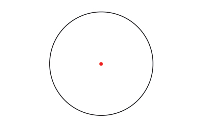 Trijicon MRO SD Patrol 1x25 2 MOA Red Dot Sight in matte black