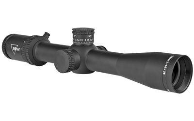 Trijicon Credo 2-10x36 FFP riflescope, illuminated red MOA Precision Tree, 30mm tube, matte black