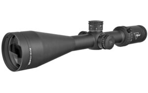 Trijicon Credo 2.5-15x56 SFP 30mm matte black rifle scope with illuminated red MRAD center dot