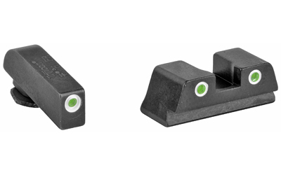 Trijicon Bright & Tough night sight set for Glock 42/43, green tritium front and rear