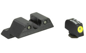 Trijicon HD XR Glock night sights yellow front outline front and rear