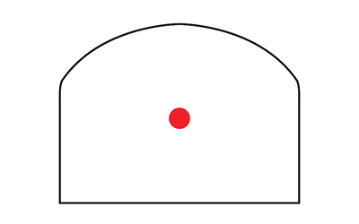 Trijicon RMR Type 2 6.5 MOA red dot sight, matte black, 0.87 x 0.63" objective