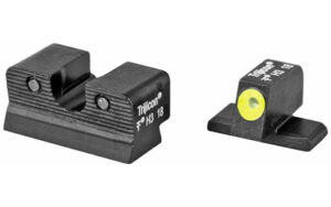 Trijicon HD Night Sights green tritium front yellow outline painted rear for Sig Sauer pistols