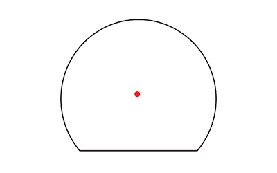 Trijicon SRO 2.5 MOA Red Dot Sight matte black 0.98 x 0.89 inch window