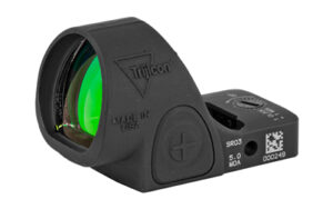 Trijicon SRO 5 MOA adjustable red dot sight, matte black, 0.98 x 0.89 in window