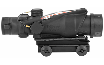 Trijicon TA31RCO ACOG 4x32 scope with illuminated red chevron reticle and TA51 flattop mount