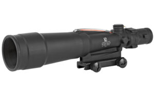 Trijicon ACOG 5.5x50mm scope, illuminated red chevron .308/7.62 BDC reticle, black finish