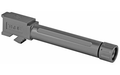 True Precision threaded Glock 19 barrel, DLC black finish, 9mm