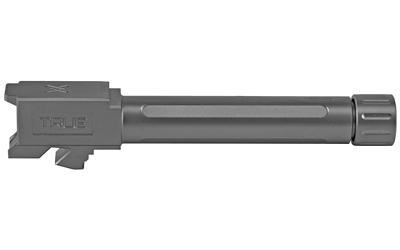 True Precision threaded Glock 19 barrel, DLC black finish, 9mm