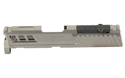 True Precision Axiom slide for Hellcat with RMS optic cut in gray PVD finish