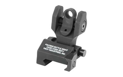 Troy Industries Tritium Rear Folding BattleSight black rear sight for AR-15 with tritium inserts