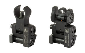 Troy BattleSight Micro Tritium front HK-style and round rear sights, black anodized
