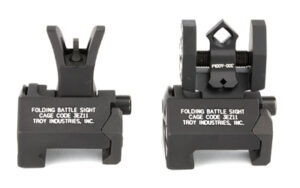 Troy Industries Micro BattleSight set M4 front and dioptic rear sights, black, Picatinny fit