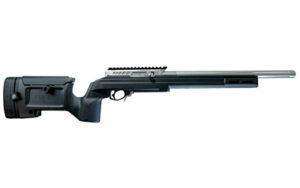 Tactical Solutions X-Ring VR Precision .22 LR chassis rifle, silver, 16.5 in barrel