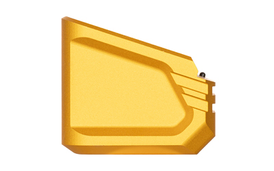 Tyrant CNC gold magazine extension for Glock 17 19X 22 34 35 45 aerospace aluminum matte
