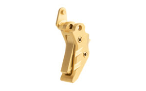 Tyrant CNC Intellifire gold trigger for Sig Sauer P365 with anodized finish