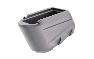 Tyrant CNC gray anodized aluminum +3 magazine extension for Sig Sauer P365 X-Macro, 9mm