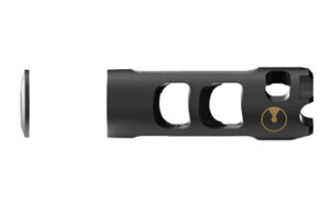 Ultradyne Vostok AK compensator 7.62mm black steel M14X1 LH threads