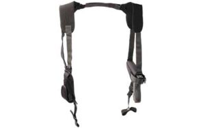 Uncle Mike's Pro-Pak horizontal shoulder holster Size 15 black ambidextrous for 3.75-4.5in large autos