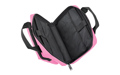 US PeaceKeeper Mini Range Bag Pink - pistol case with 8 magazine holders and detachable shoulder strap
