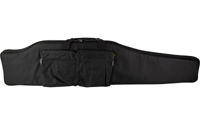 US PeaceKeeper Premier 53-inch black padded rifle case with double zipper and front pockets