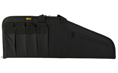 US PeaceKeeper 35-inch MSR rifle case 600D black with four magazine pouches
