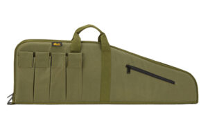 US PeaceKeeper 40-inch Modern Sporting Rifle case OD Green, 600D with tricot liner and mag pouches