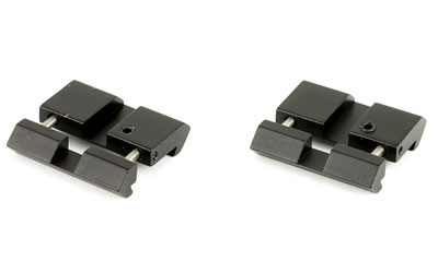 UTG dovetail-to-Picatinny snap-on rail adaptors, 2-pack, black