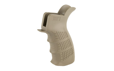 Leapers UTG PRO ambidextrous AR-15 pistol grip in Flat Dark Earth with storage compartment