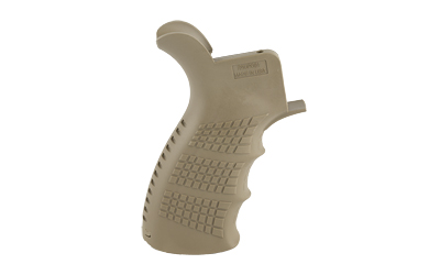 Leapers UTG PRO ambidextrous AR-15 pistol grip in Flat Dark Earth with storage compartment