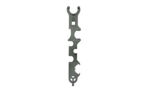 UTG Armorer's combo wrench for AR15 and AR308, black phosphate steel, multiple wrench slots