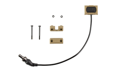 Unity Tactical ModButton Lite remote switch, Flat Dark Earth, SureFire-compatible 7-inch lead