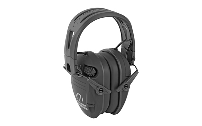 Walker's Razor Tacti-Grip electronic earmuff - black, 23 dB NRR