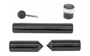 Wheeler 34mm scope ring alignment and lapping kit with steel alignment bars and 220 grit compound