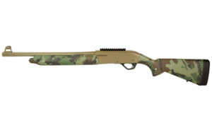 Winchester SX4 Defender 12 Gauge shotgun 18.5 inch barrel Woodland camo stock with FDE receiver