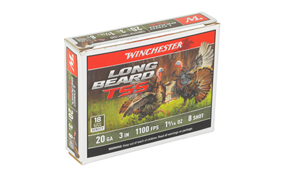 Winchester Long Beard TSS 20 gauge 3 inch shotshells – 5 rounds per box