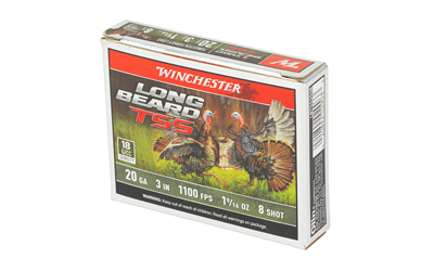 Winchester Long Beard TSS 20 gauge 3 inch shotshells – 5 rounds per box