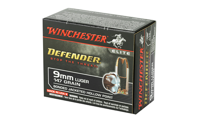 Winchester PDX1 Defender 9mm 147gr Bonded JHP - Alexander's
