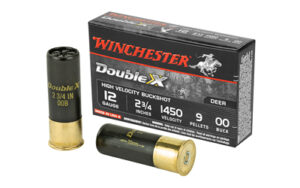 Winchester Double X 12 gauge 2.75 in 00 buckshot box and shells