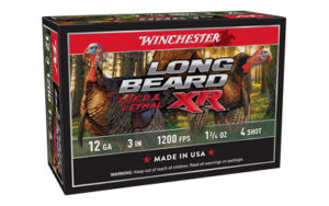 Winchester Long Beard XR 12ga 3in 1-3/4 oz #4 lead shotshells box