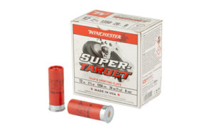 Winchester Super Target 12 Gauge 2-3/4 inch 1 oz #8 shotshell box, 25 rounds