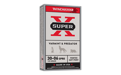 Winchester Super-X .30-06 Springfield 125 gr rifle ammunition 20rd box