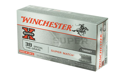 Winchester Super-X .38 Special 148 gr lead semi-wadcutter 50 round box