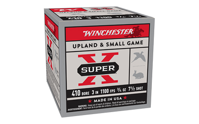 Winchester Super-X .410 Bore 3in 3/4 oz #7.5 shotshells 25ct box