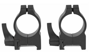 Warne Maxima 1-inch Medium Quick-Detach Vertical Scope Rings Matte Black